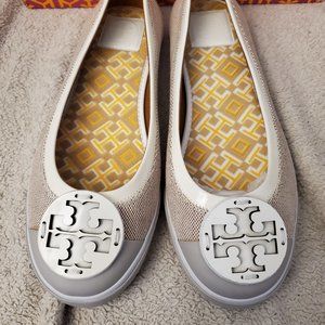 Brand new Tory Burch Channing Canvas flats